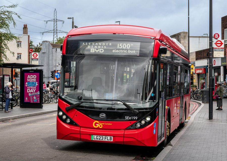 ADL delivers 1500th BYD ADL zero-emission bus